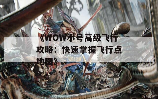 《WOW小号高级飞行攻略：快速掌握飞行点地图》