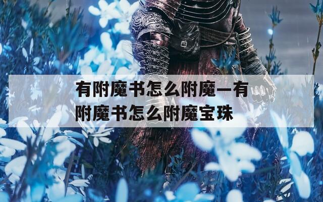 有附魔书怎么附魔—有附魔书怎么附魔宝珠