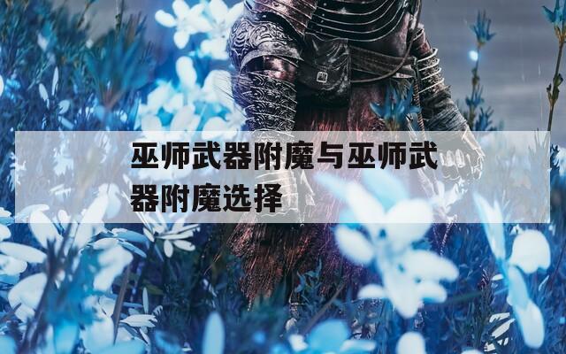 巫师武器附魔与巫师武器附魔选择